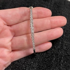 14k gold and diamond bangle bracelet from Kay!